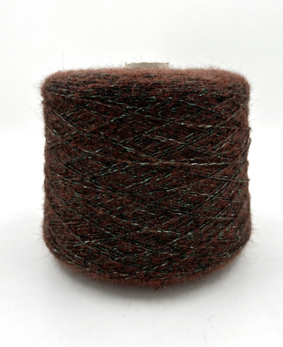 Пряжа Riflesso, Grignasco, меринос, мохер, цвет бордово-зеленый